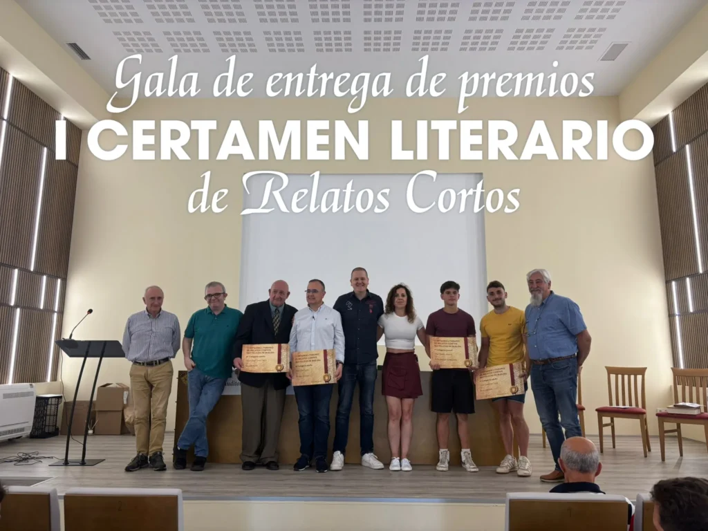 GALA DE ENTREGA DE PREMIOS DEL I CERTAMEN LITERARIO DE RELATOS CORTOS DE SAN FELICES DE BUELNA.